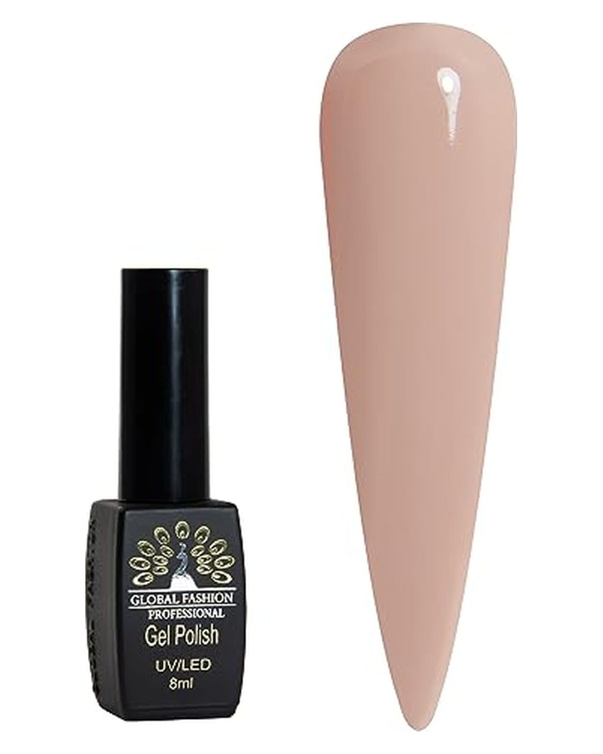 Black Elite Gel Polish 8ml, Long-Lasting Gel Colors, (291)