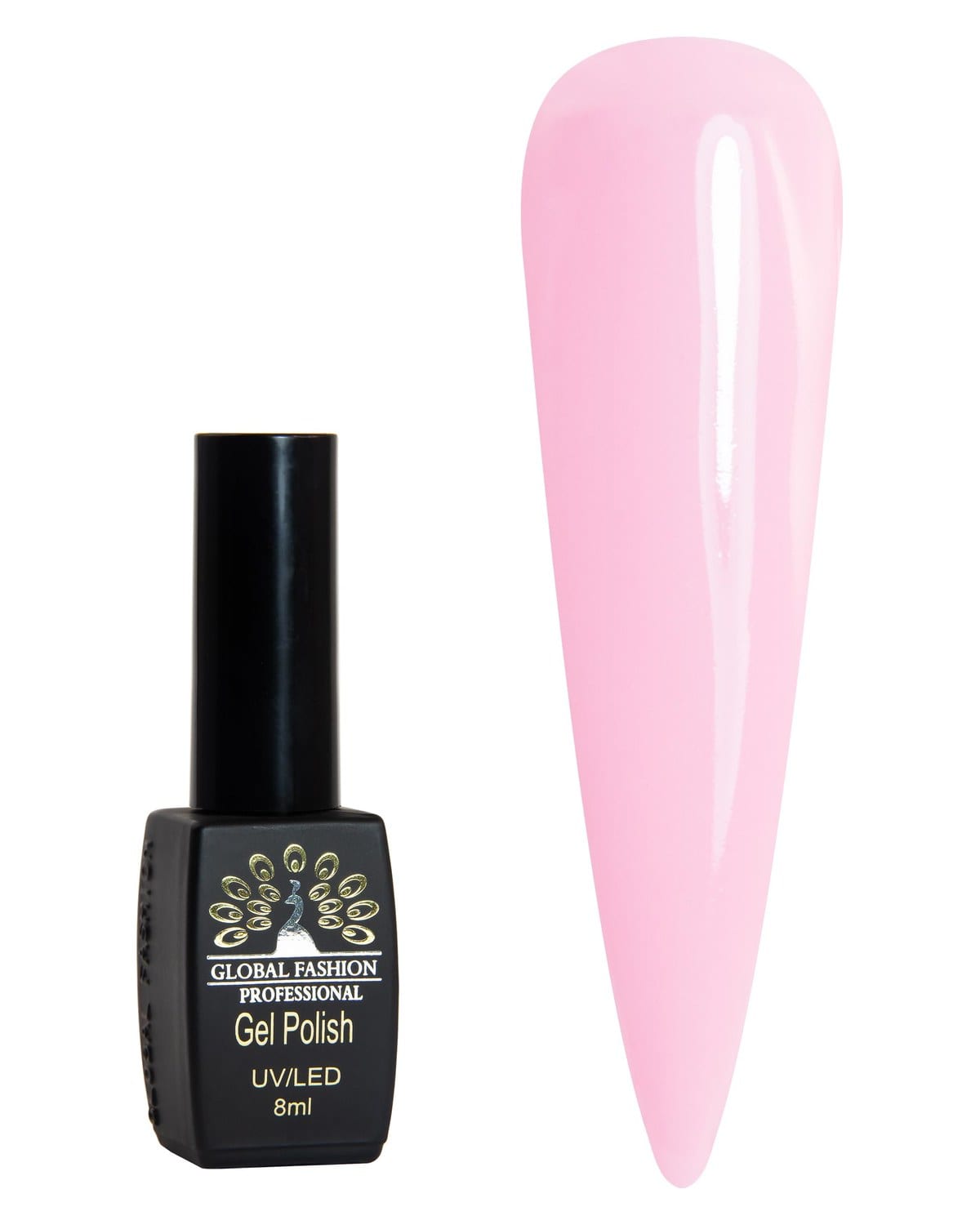 Black Elite Gel Polish 8ml, Long-Lasting Gel Colors, (081)