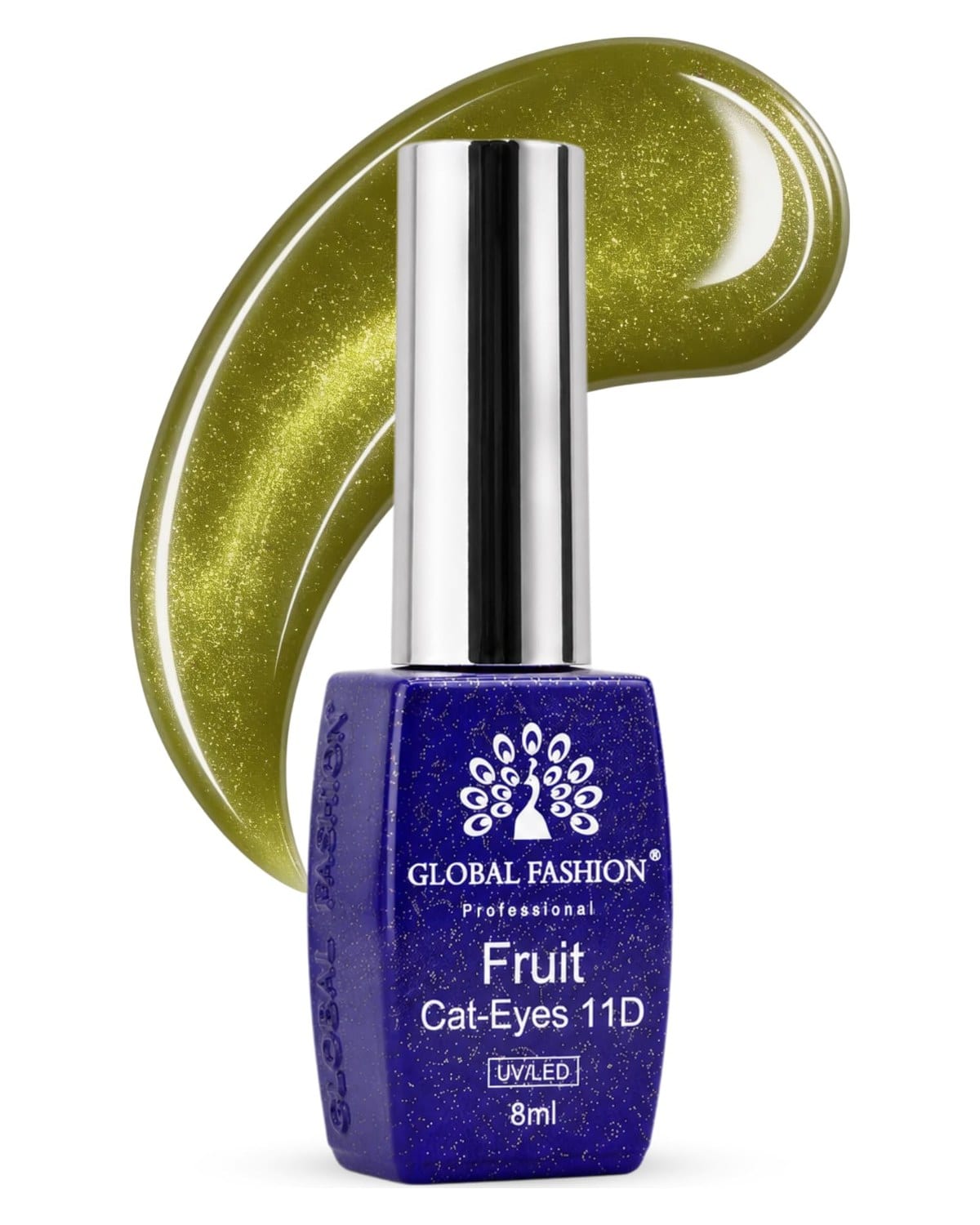 Fruite Cat eyes 11D Magnetic Gel Polish, Blueberry Purple, 8ml (Carambola)