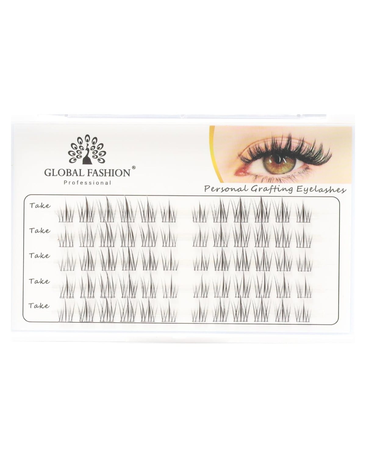 GLOBAL FASHION Professional Premade Lash Fans (11mm, 12mm, 13mm) | Multipack Natural Volume - Easy, Fluffy Lashes in Minutes! | (SY-A122-02 (60 Fans)) — Style 0646680439138