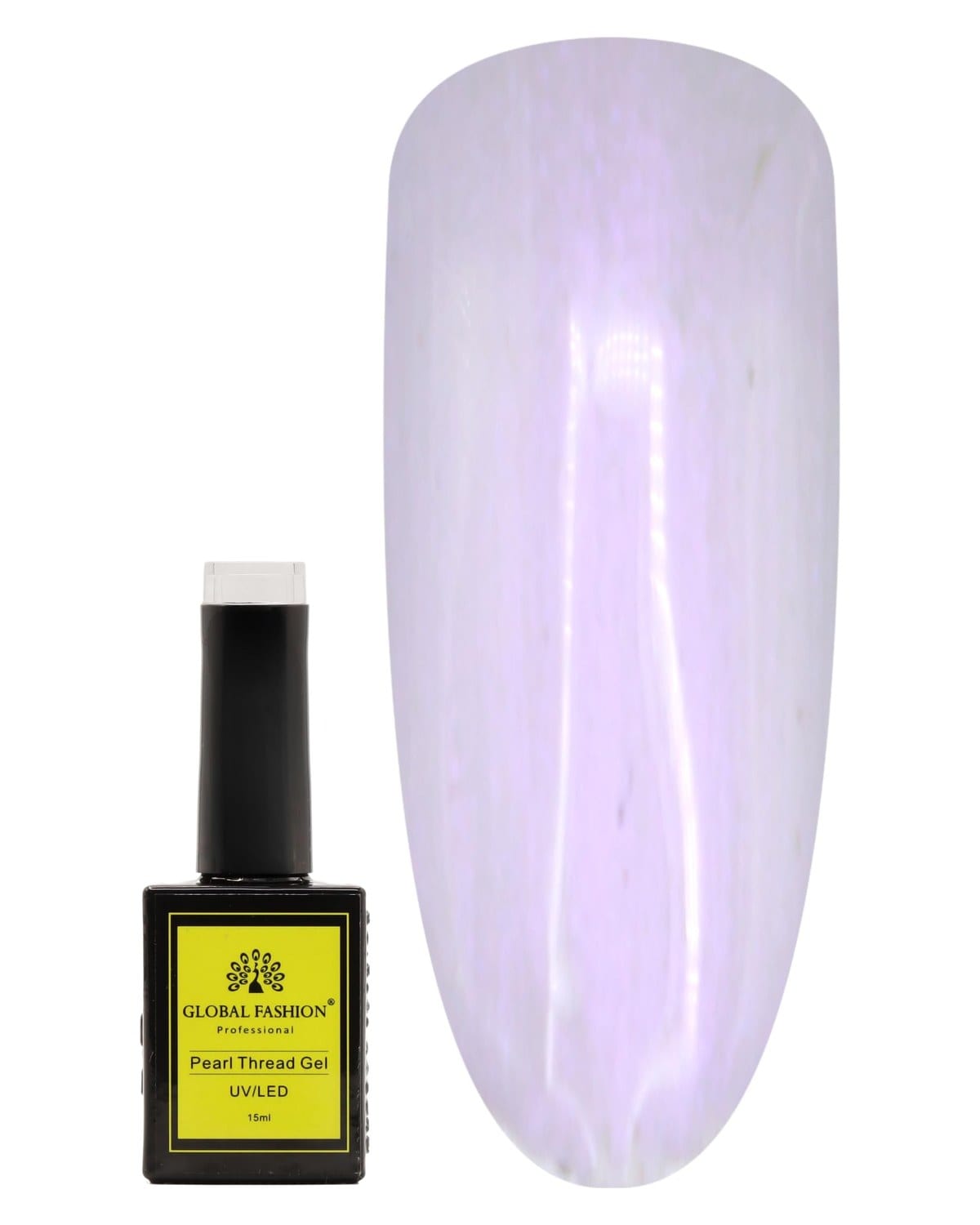 Pearl Thread Gel Nail Polish 15ml by Global Fashion – Long-Lasting, Color Changing, Professional Nail Art, UV/LED Soak-Off Gel, Easy Application, Salon-Grade Manicure | (198, 15ml)