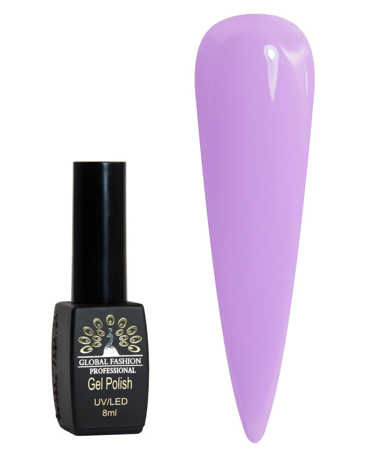 Black Elite Gel Polish 8ml, Long-Lasting Gel Colors, (083)