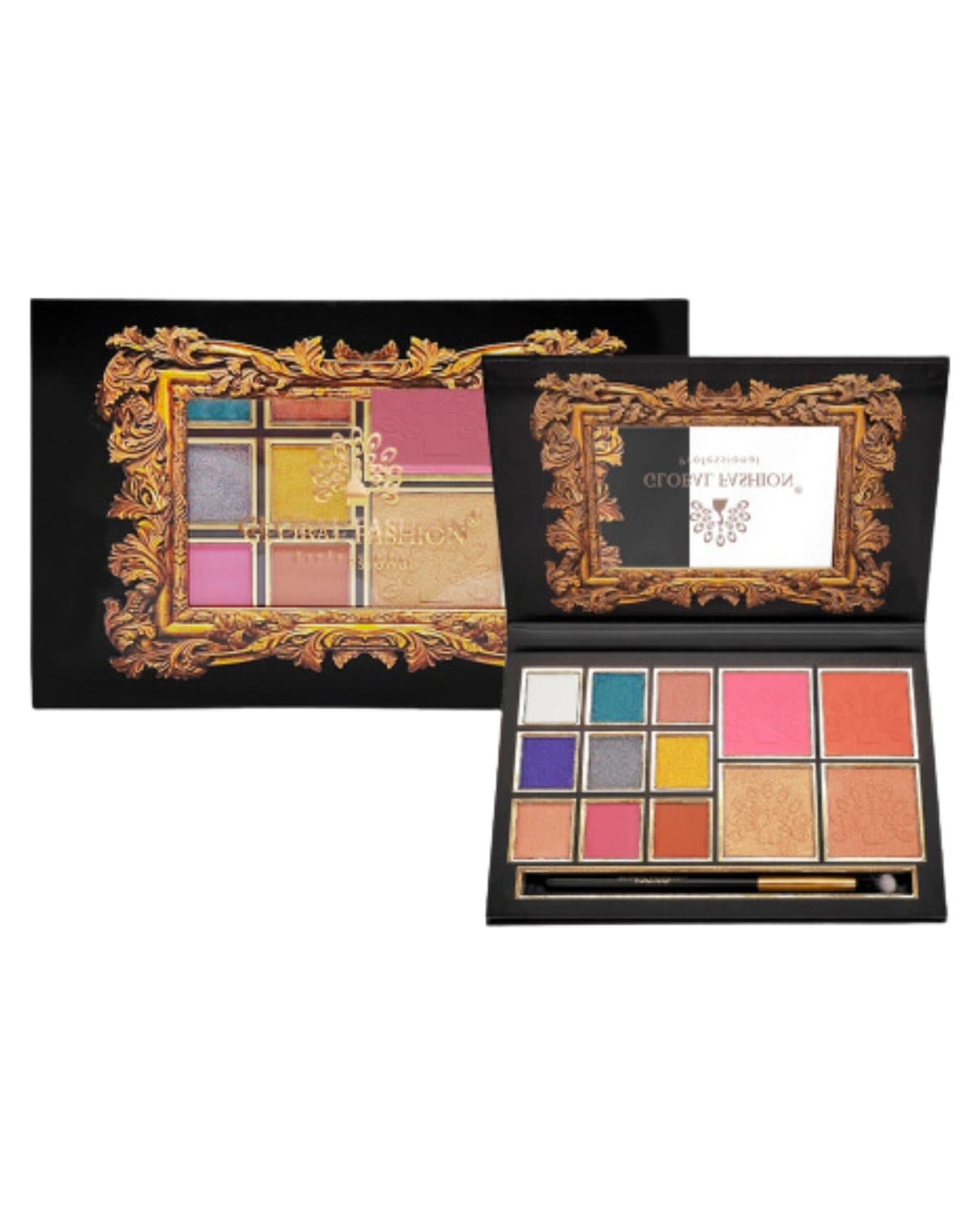 Global Fashion Professional 13-Color Eye Shadow Palette – High Pigment Matte & Shimmer Shades, Blendable, Long-Lasting Eyeshadow Makeup Palette for Day & Night Looks, All Skin Tone — Color PALETTE 3