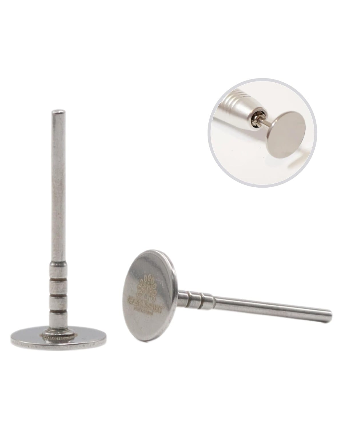 GLOBAL FASHION Professional Stainless Steel Disc for Sanding Paper (25mm, 20mm, 15mm) - Metal Disk Nail Drill Bits & Drill Nails Accessories | (15mm) — Size 100041730398