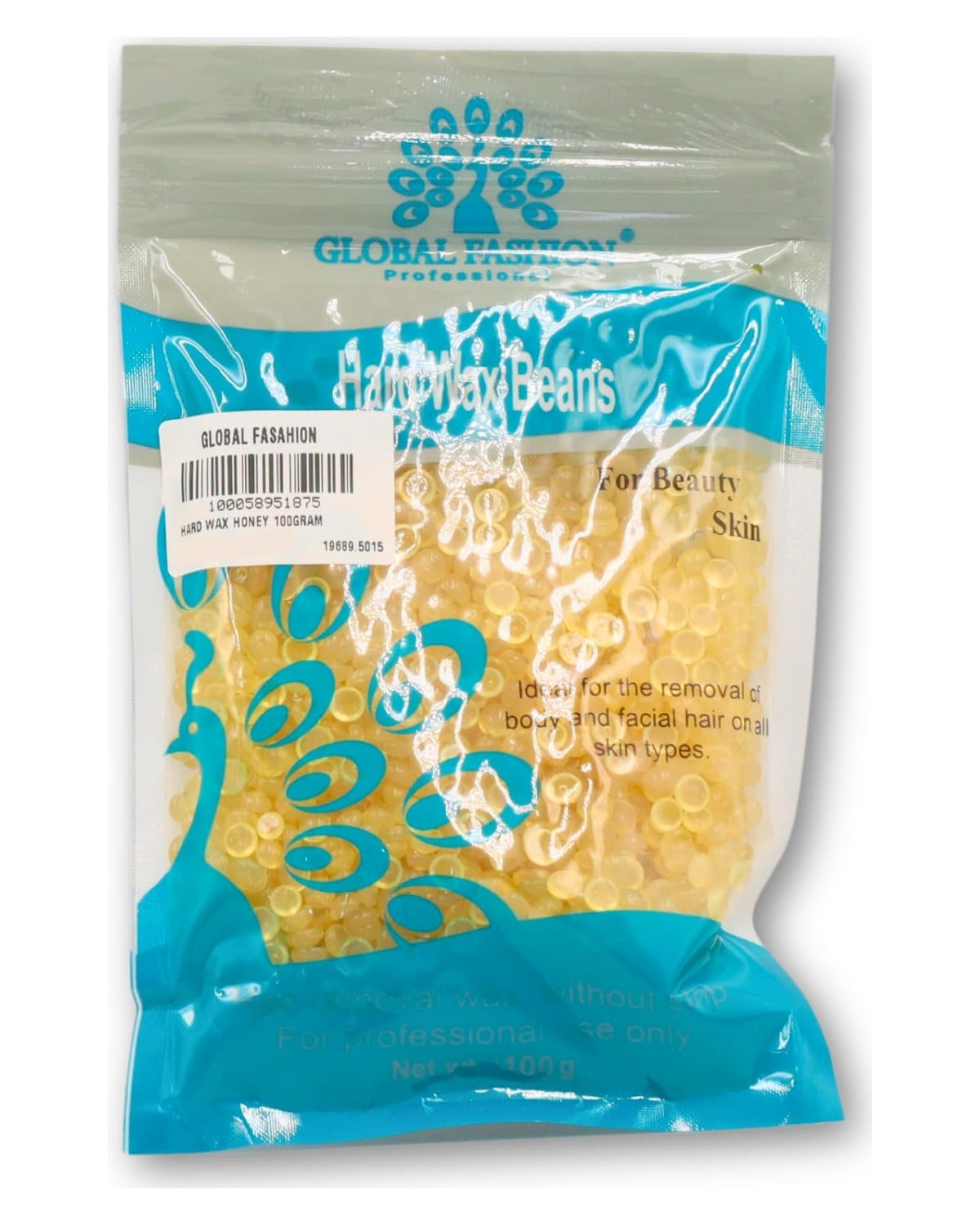 Hair Removal Wax Beans, No Strip Use Only | (Honey Wax, 100g) — Scent 100058951875
