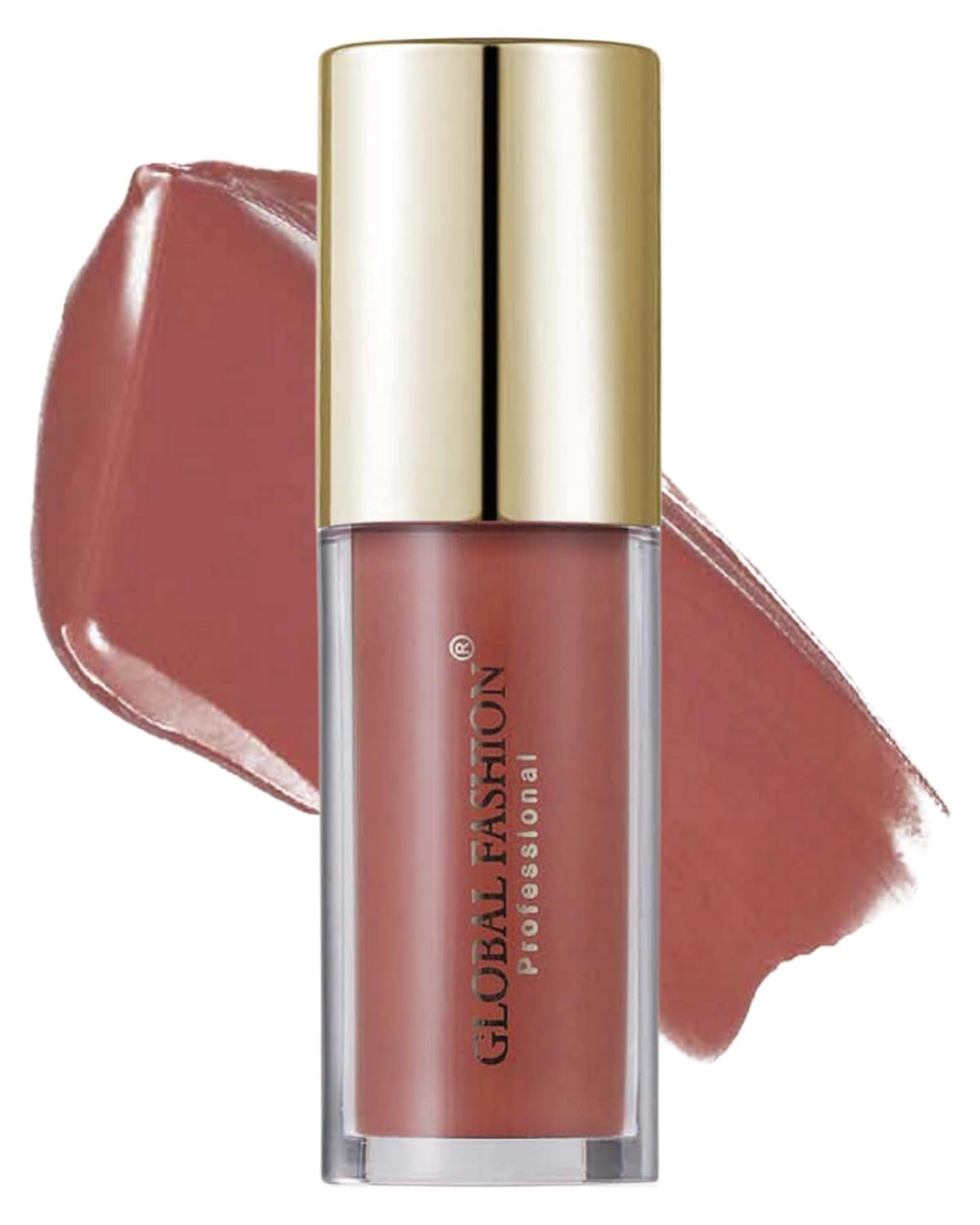 GLOBAL FASHION Velvet Lasting Matte Lip Gloss 4g - 24 Shades, Lightweight, Long-Lasting, Non-Sticky, High-Pigment, Hydrating with Jojoba Oil & Vitamin E for Smooth Wear (118 - Plum)