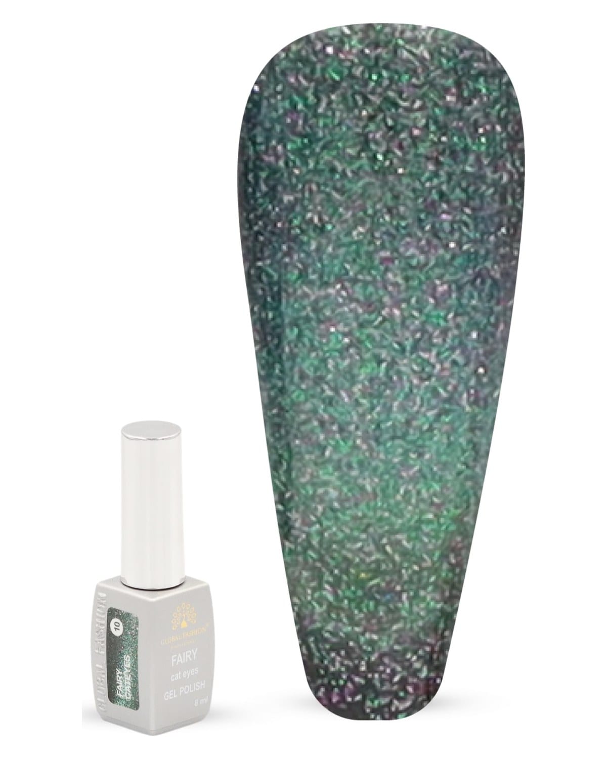 Global Fashion Fairy Cat Eyes Gel Polish 8ml | Magical Shimmer Lash | (10)