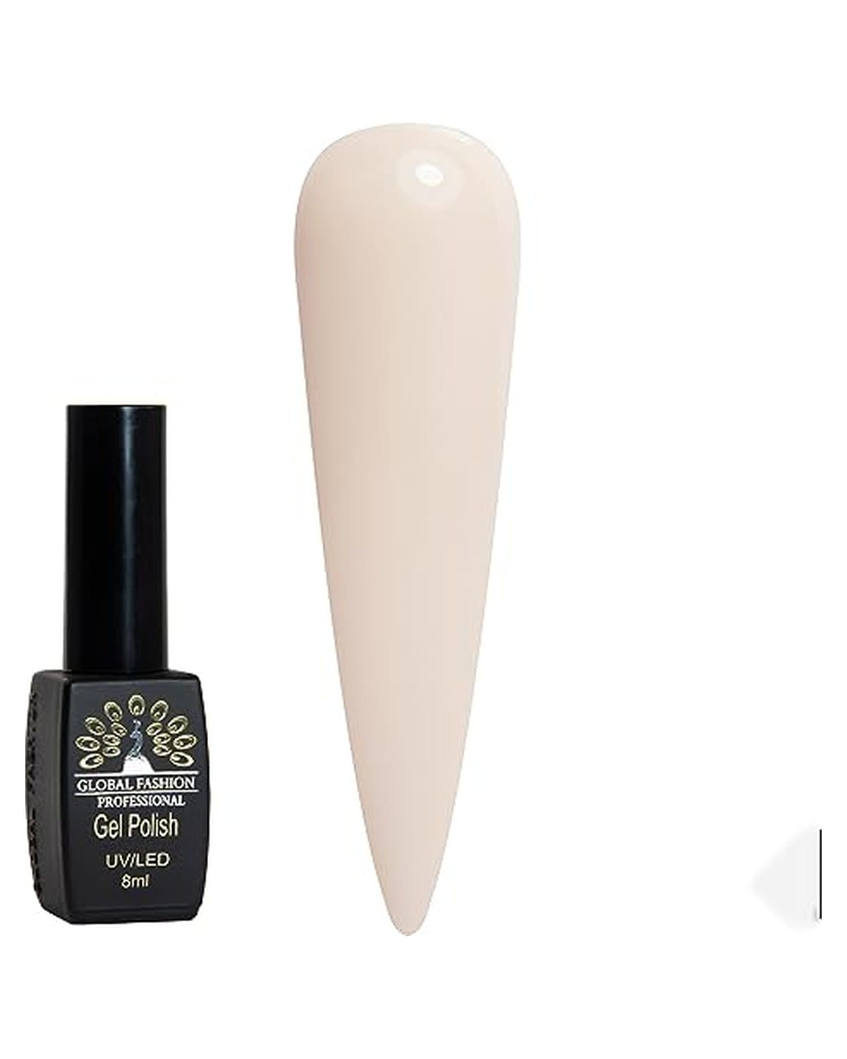 Black Elite Gel Polish 8ml, Long-Lasting Gel Colors, (379)