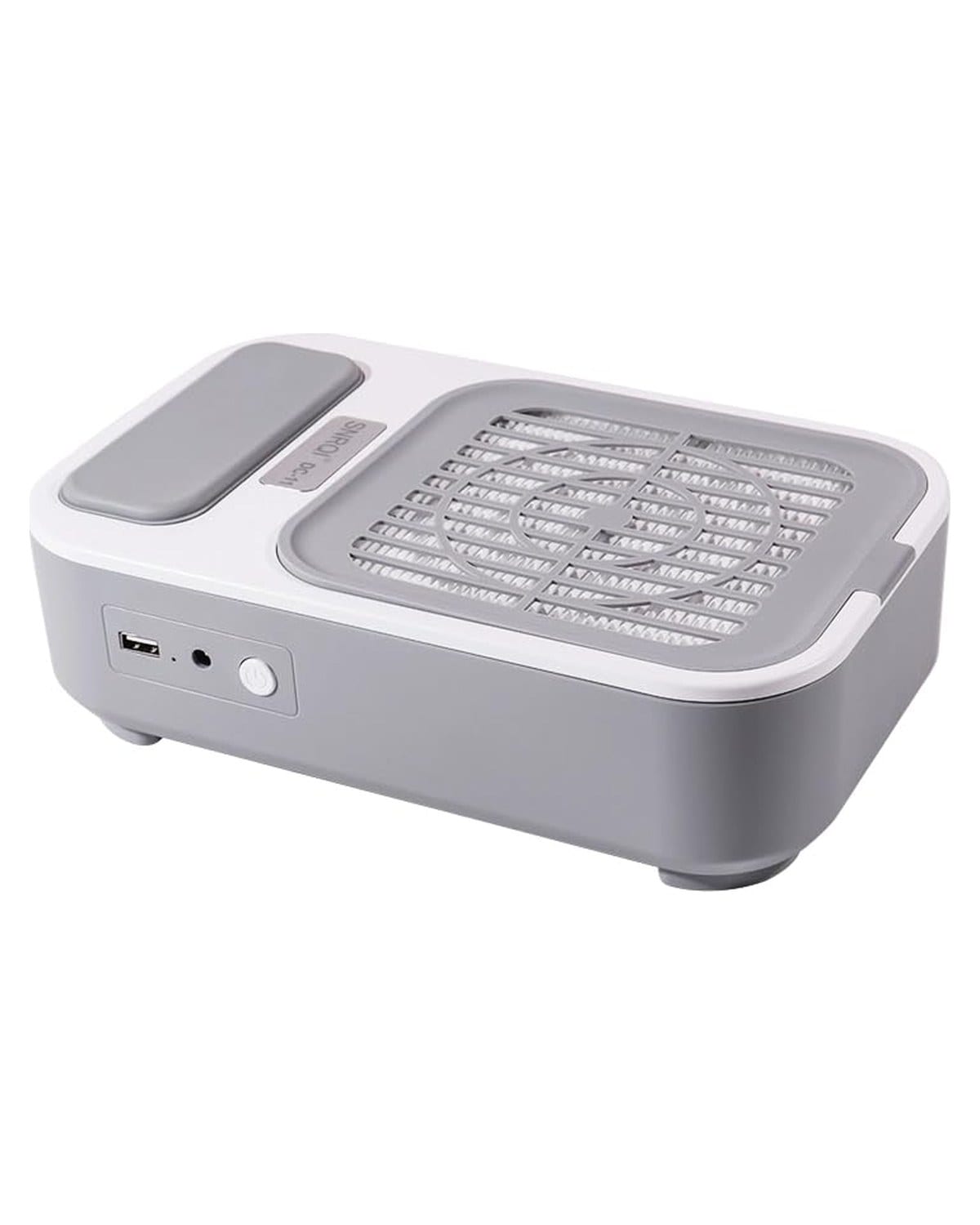 GLOBAL FASHION Professional Powerful & Portable Electric Nail Dust Collector – 60W Up to 6000 RPM, Reusable HEPA Filters, Low Noise Operation, Lightweight & Energy-Saving Design, DC-11