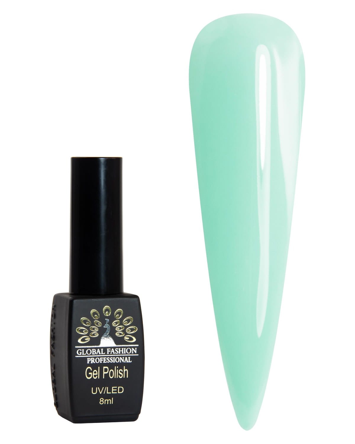 Black Elite Gel Polish 8ml, Long-Lasting Gel Colors, (093)