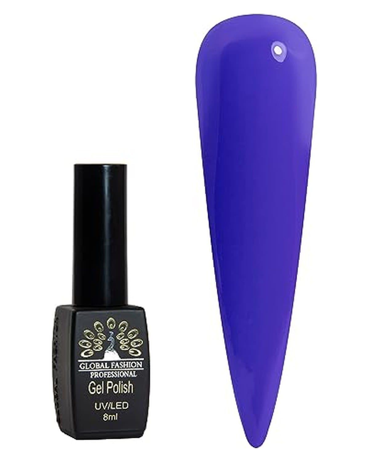 Black Elite Gel Polish 8ml, Long-Lasting Gel Colors, (183)
