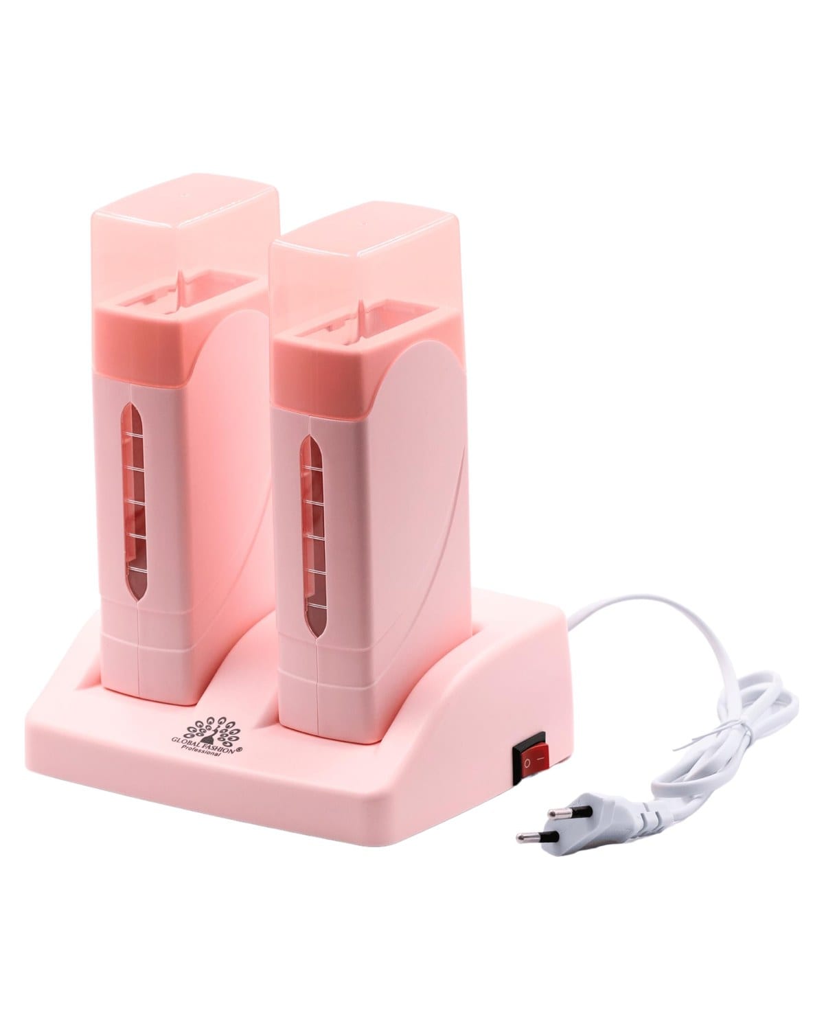GLOBAL FASHION Professional Double Exclusive Care Wax Heater - Get Salon-Quality Hair Removal at Home - (Pink)