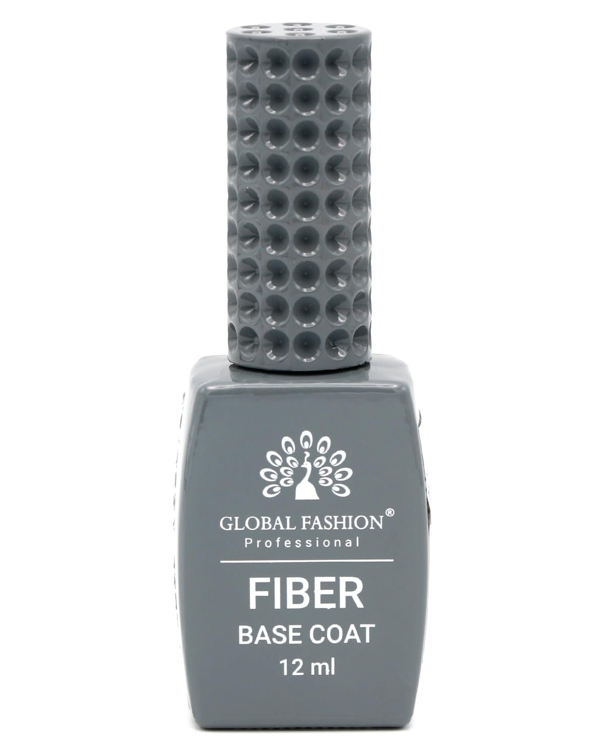 Fiber Base Coat - Strength & Growth for Thin, Damaged Nails Long-Lasting Nail Strengthener for Weak, Brittle Nails | Chip-Resistant Formula Ideal for Natural & Acrylic Nails | Global Fashion (12ml)