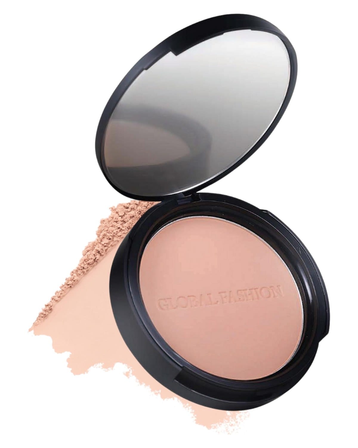 Global Fashion Waterproof Makeup Setting Powder - 8 Shades, 24-Hr Sweat-Proof, Oil-Control, Matte Finish, Compact with Mirror & Puff, Lightweight, Pore-Blurring Coverage (106 - Pea)