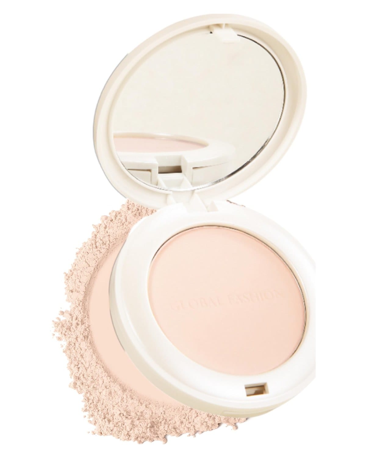 Global Fashion Compact Powder - 6 Buildable Coverage Shades, Micro Milled Velvet - Matte Pressed Powder, All-Day Oil Control & 24H Shine-Free, Non-Comedogenic, Mirror & Puff Touch — Color G01