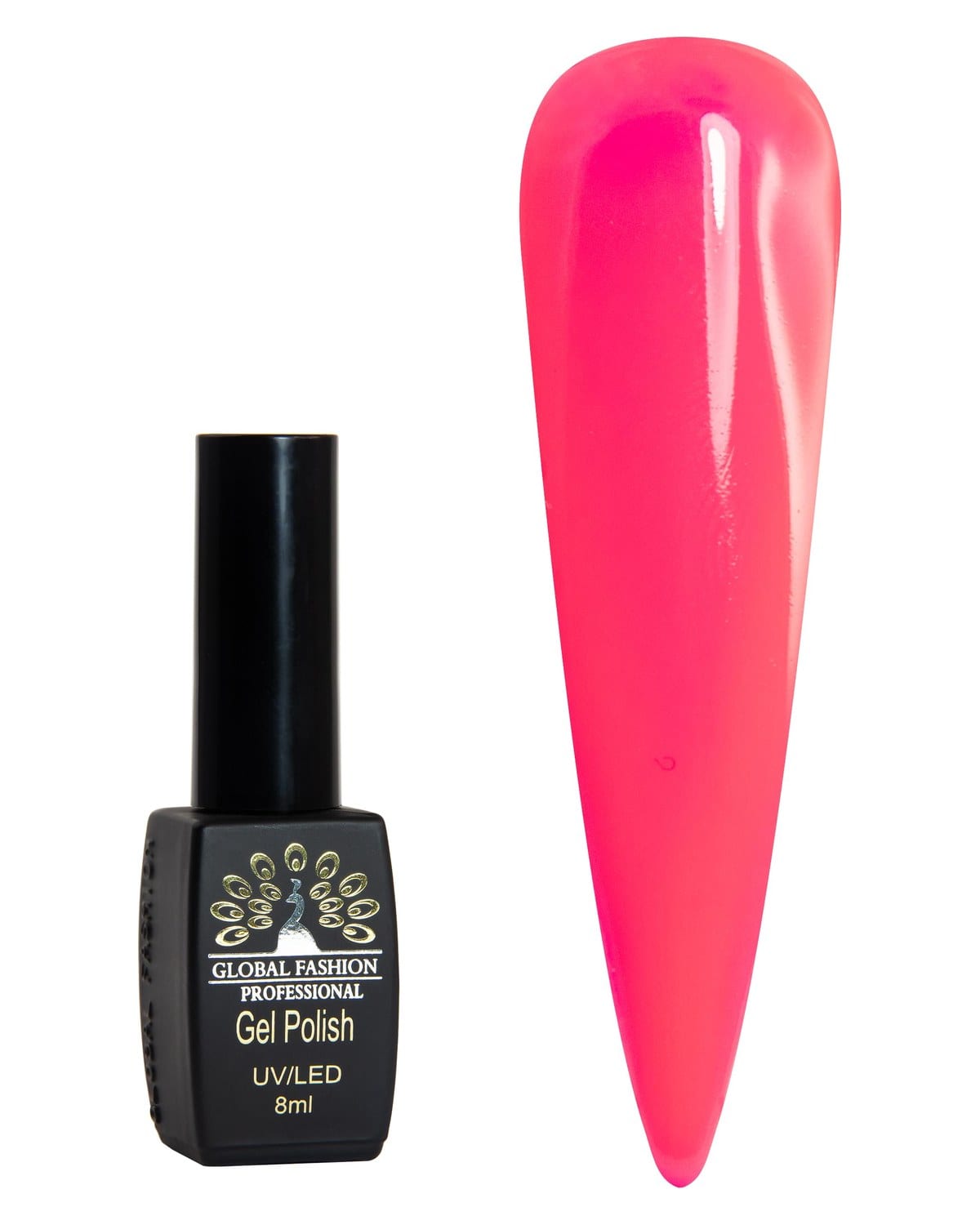 Black Elite Gel Polish 8ml, Long-Lasting Gel Colors, (141)