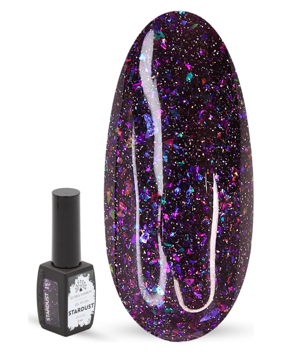 Stardust Gel Polish 8ml: Unleash a Universe of Shimmering Hues on Your Fingertips (22 Colors) | (15)