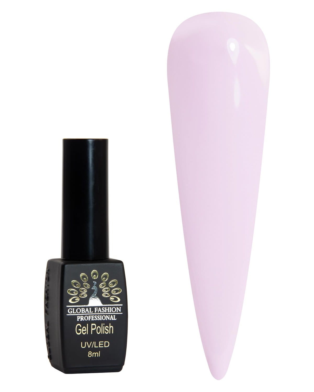 Black Elite Gel Polish 8ml, Long-Lasting Gel Colors, (082)