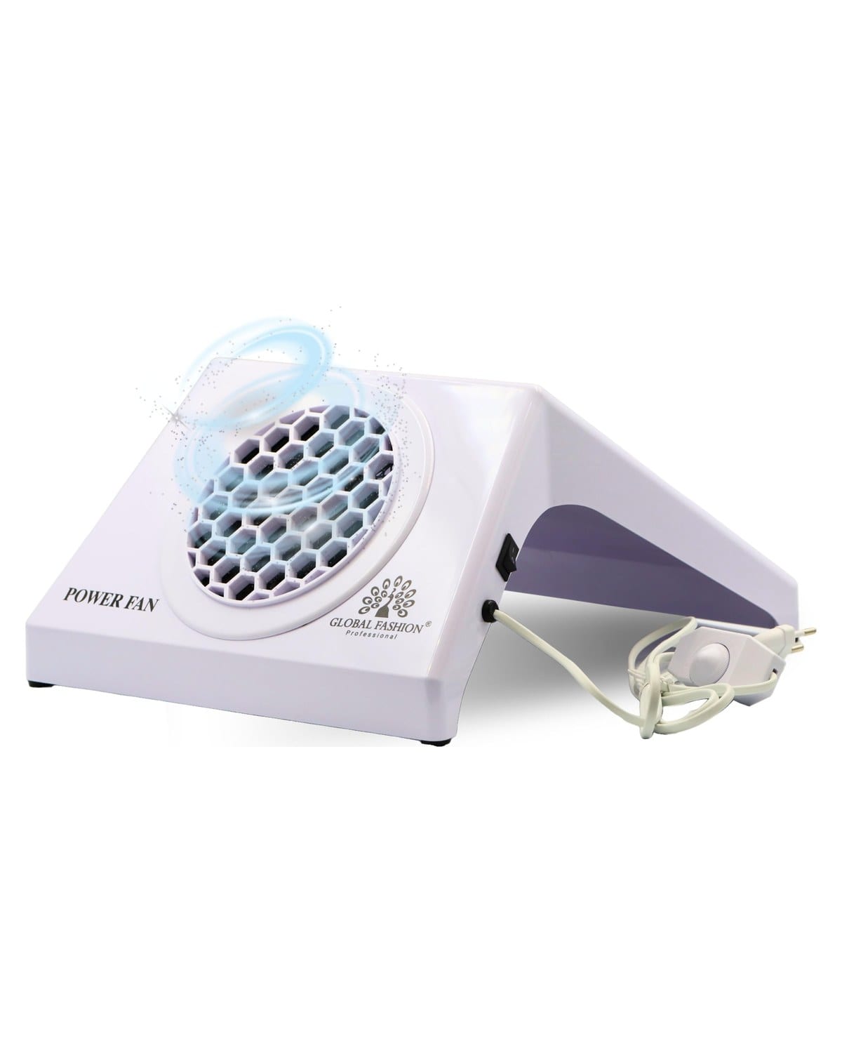 Global Fashion Nail Dust Extractor – Salon Grade Suction Up to 6000 RPM, Portable & Compact with HEPA Filter, Quiet Operation, Eco-Friendly, Powerful Dust Removal & Easy Maintenance, DC-6457