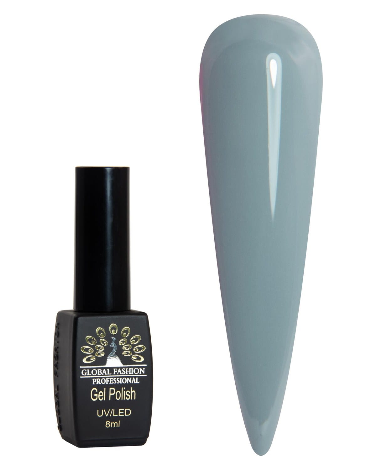 Black Elite Gel Polish 8ml, Long-Lasting Gel Colors, (115)