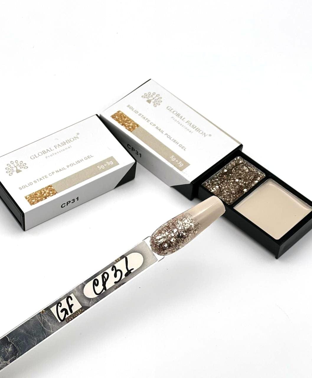 GLOBAL FASHION Professional Long-Lasting Solid Gel Nail Polish Kit by - Up to 3+ Weeks Chip-Free Shine (CP 31)