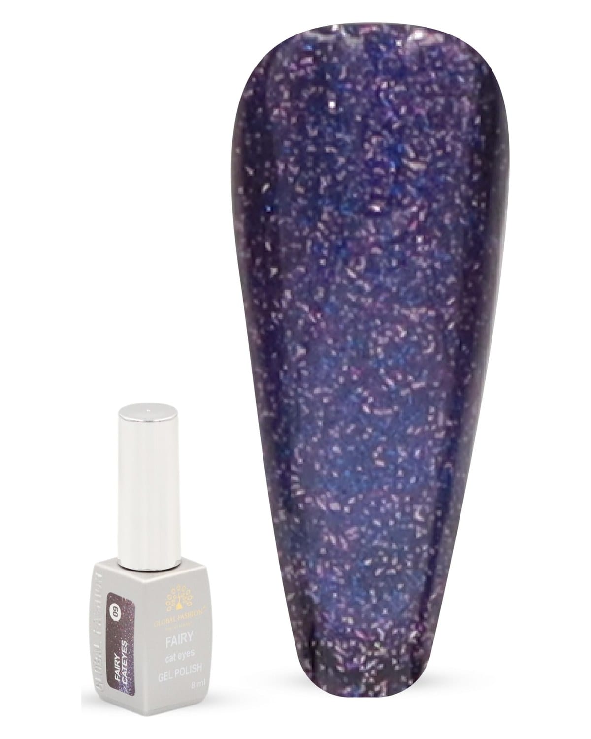 Fairy Cat Eyes Gel Polish 8ml | Magical Shimmer Lash | (09) — Color 2038529540590