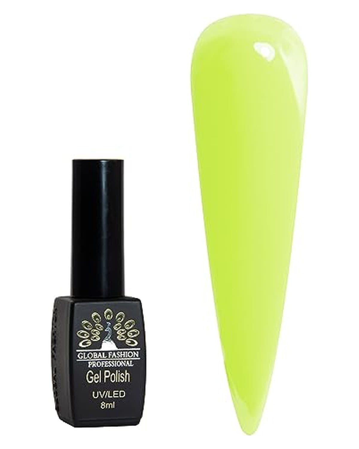 Black Elite Gel Polish 8ml, Long-Lasting Gel Colors, (177)
