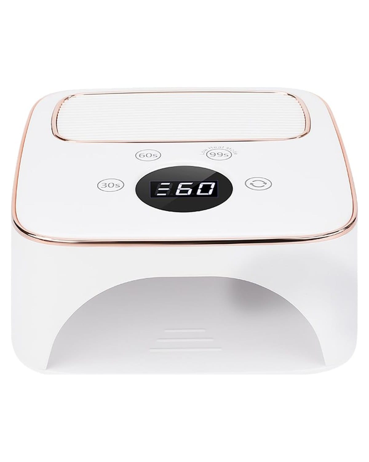 GLOBAL FASHION Professional Cordless 2-in-1 UV/LED Nail Dryer Lamp- 48W, Fast Curing with Auto Sensor, 4 Timer Settings, Results at Home, Suitable for Gel Polish, Acrylics & Polyge — Color M6-White