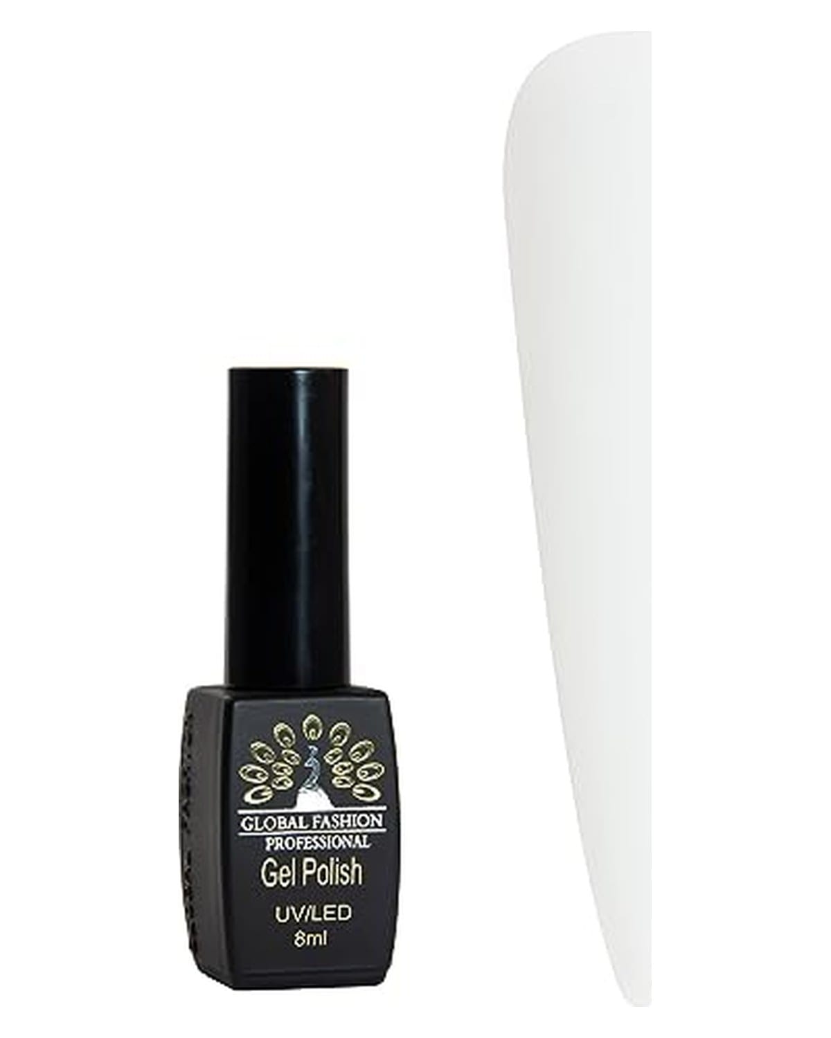 Black Elite Gel Polish 8ml, Long-Lasting Gel Colors, (174)
