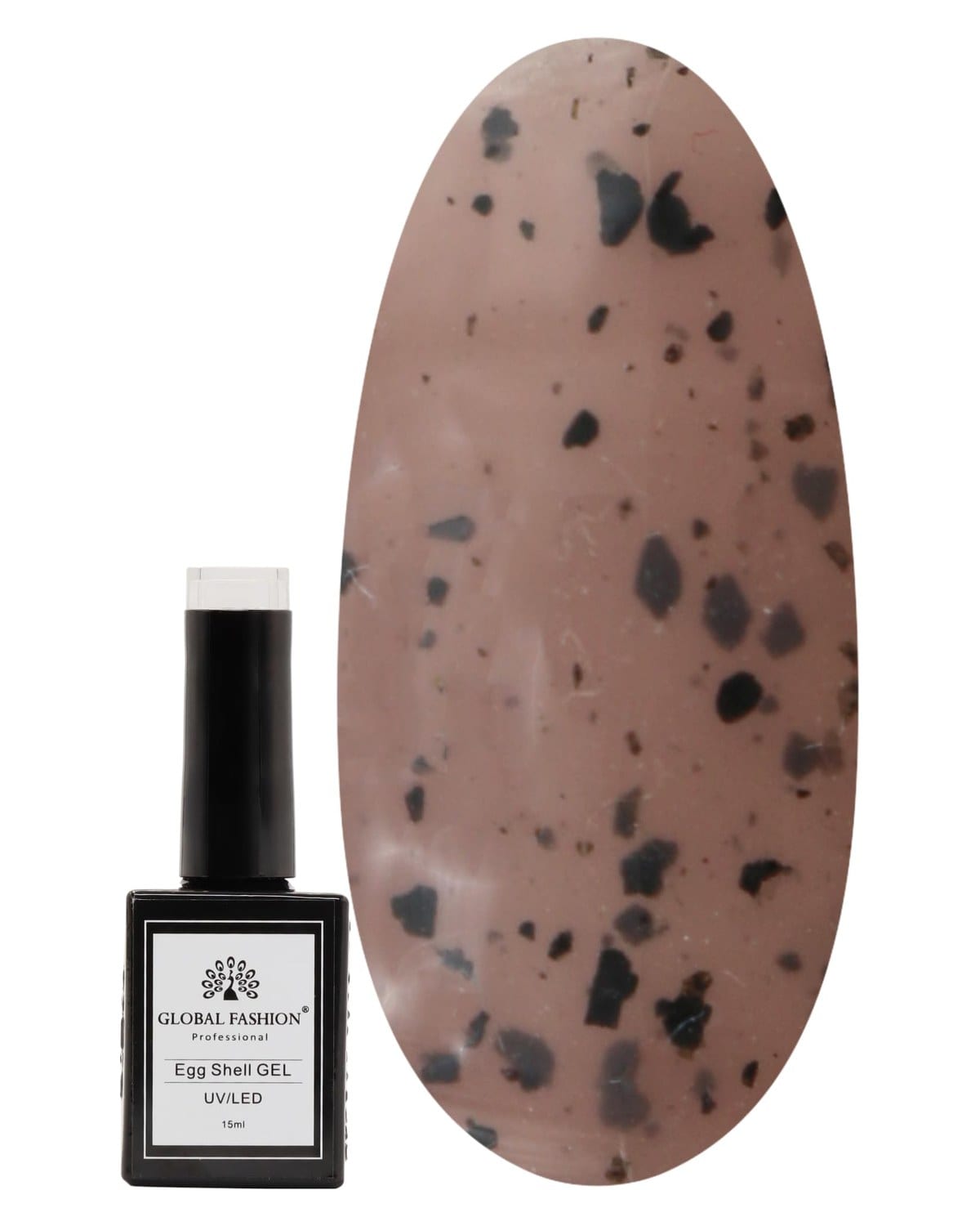 Egg Shell UV/LED Gel Nail Polish – Long-Lasting Color-Changing Soak-Off Gel, Easy Application, Nail Art Polish for Salon-Grade & Home Manicures – (Shade 209, 15ml)