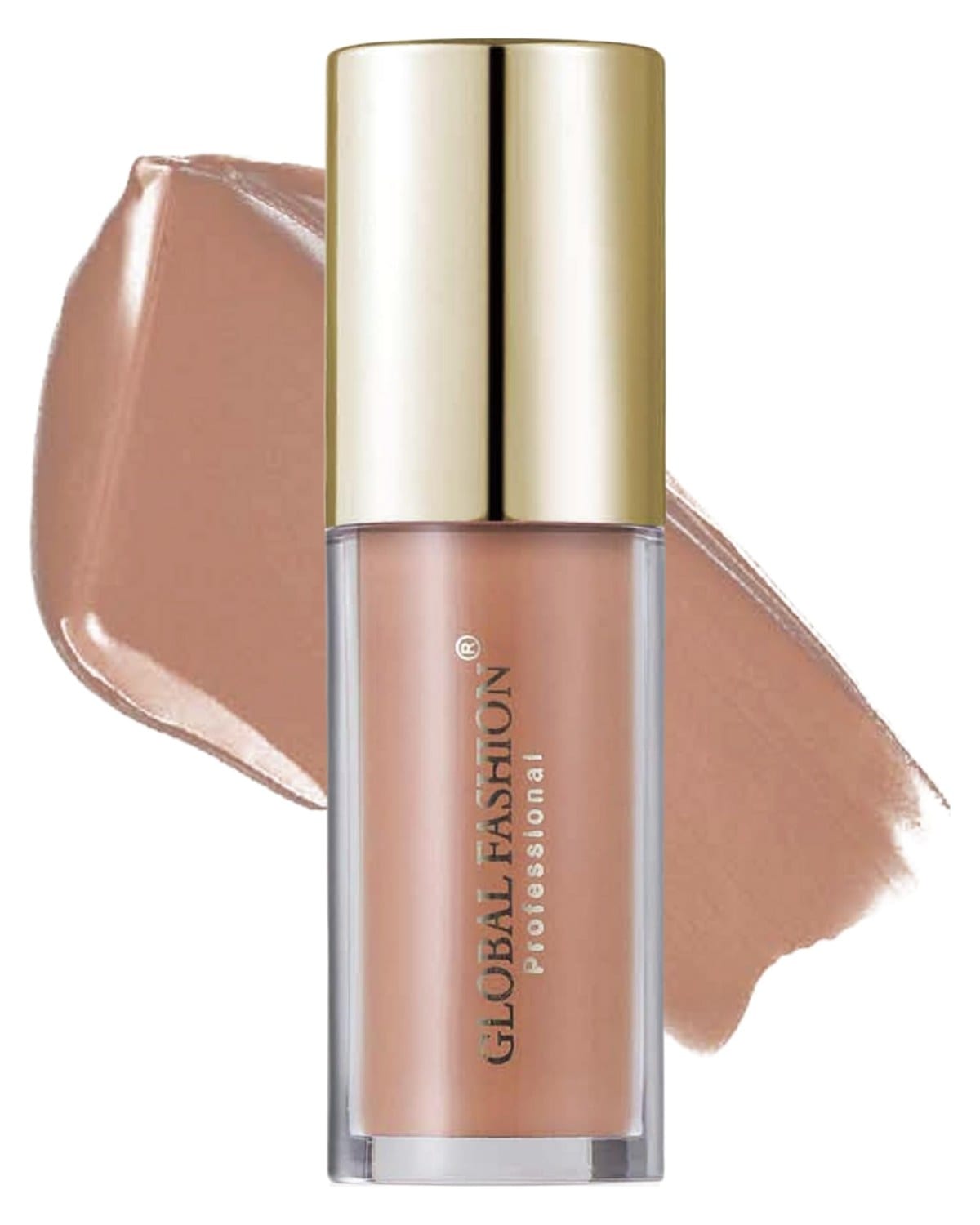 GLOBAL FASHION Velvet Lasting Matte Lip Gloss 4g - 24 Shades, Lightweight, Long-Lasting, Non-Sticky, High-Pigment, Hydrating with Jojoba Oil & Vitamin E for Smooth Wear (106 - Nude)