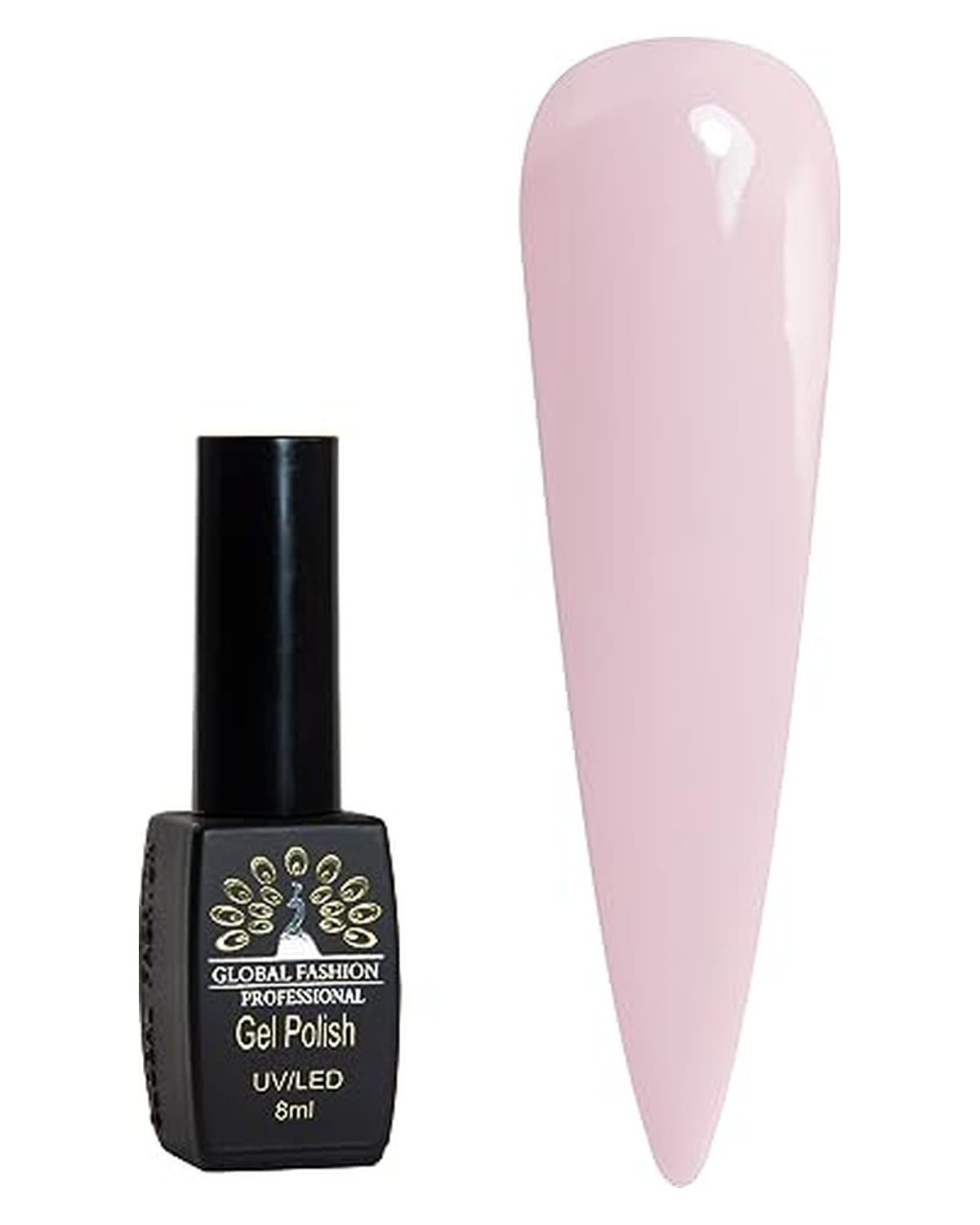 Black Elite Gel Polish 8ml, Long-Lasting Gel Colors, (245)