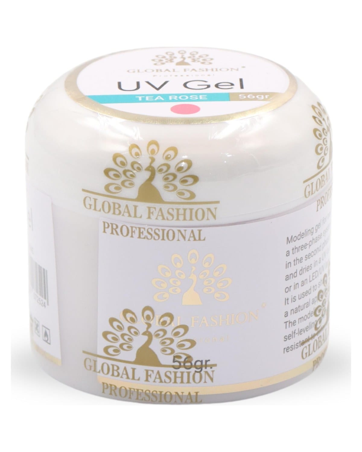 GLOBAL FASHION Professional UV Gel For Nail Extensions | (Tea Rose 56g)