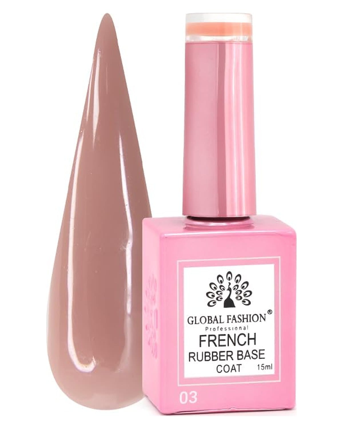 French Rubber Base Coat 15ml - 03 — Color 2000000082738