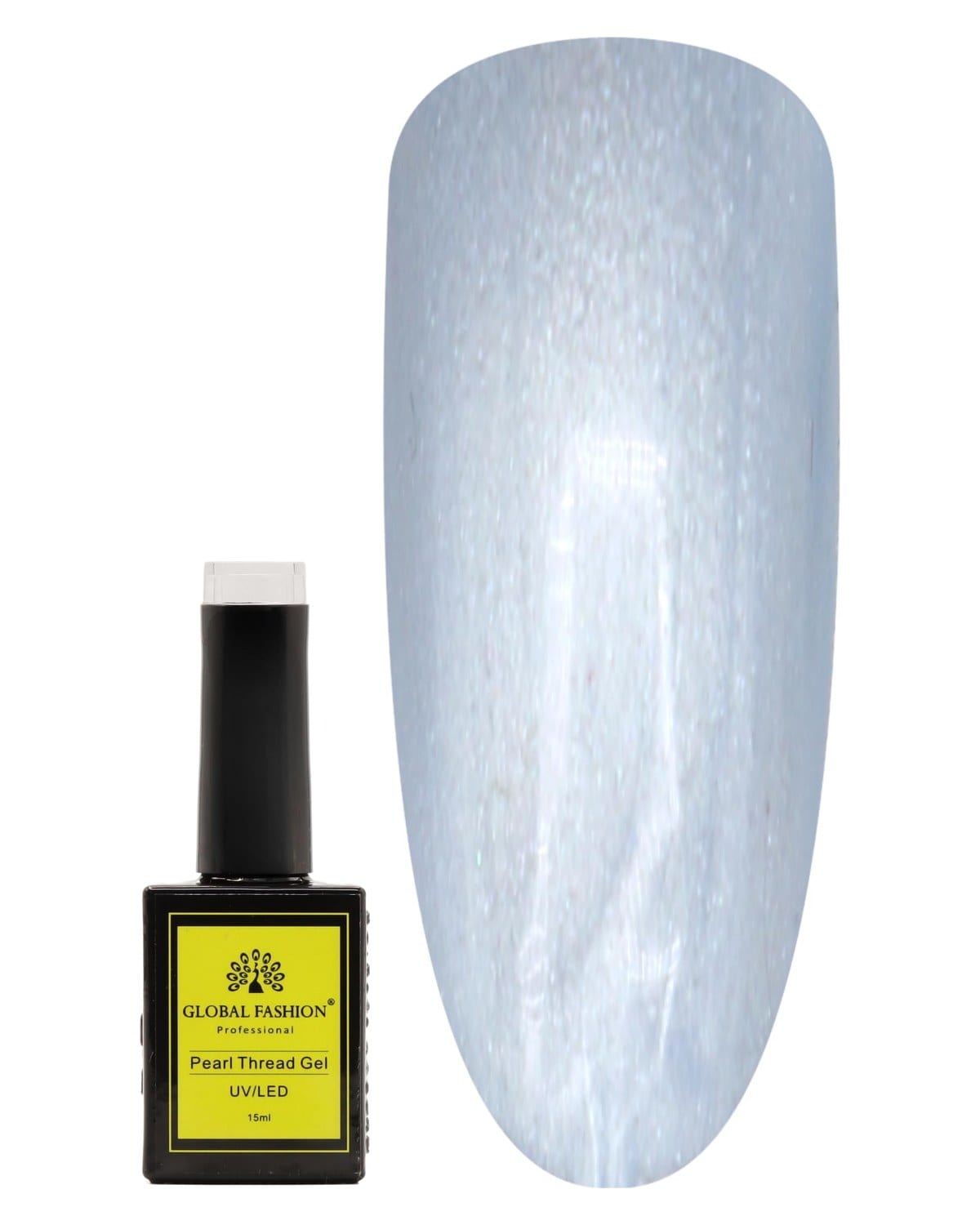Pearl Thread Gel Nail Polish 15ml by Global Fashion – Long-Lasting, Color Changing, Professional Nail Art, UV/LED Soak-Off Gel, Easy Application, Salon-Grade Manicure | (192, 15ml)