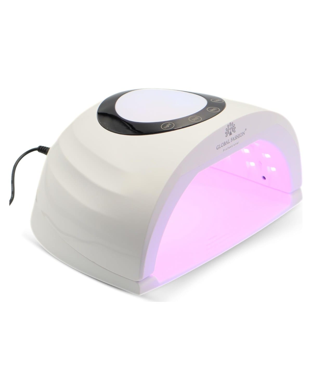 GLOBAL FASHION Professional 2-in-1 UV/LED Nail Dryer Lamp - 288W, Ultra Fast Curing, Smart Sensor, Multiple Timer Settings, Salon Quality Results at Home - GF-D03 (White)