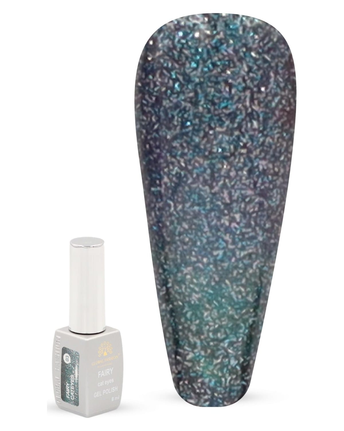 Fairy Cat Eyes Gel Polish 8ml | Magical Shimmer Lash | (03) — Color 2038529540538
