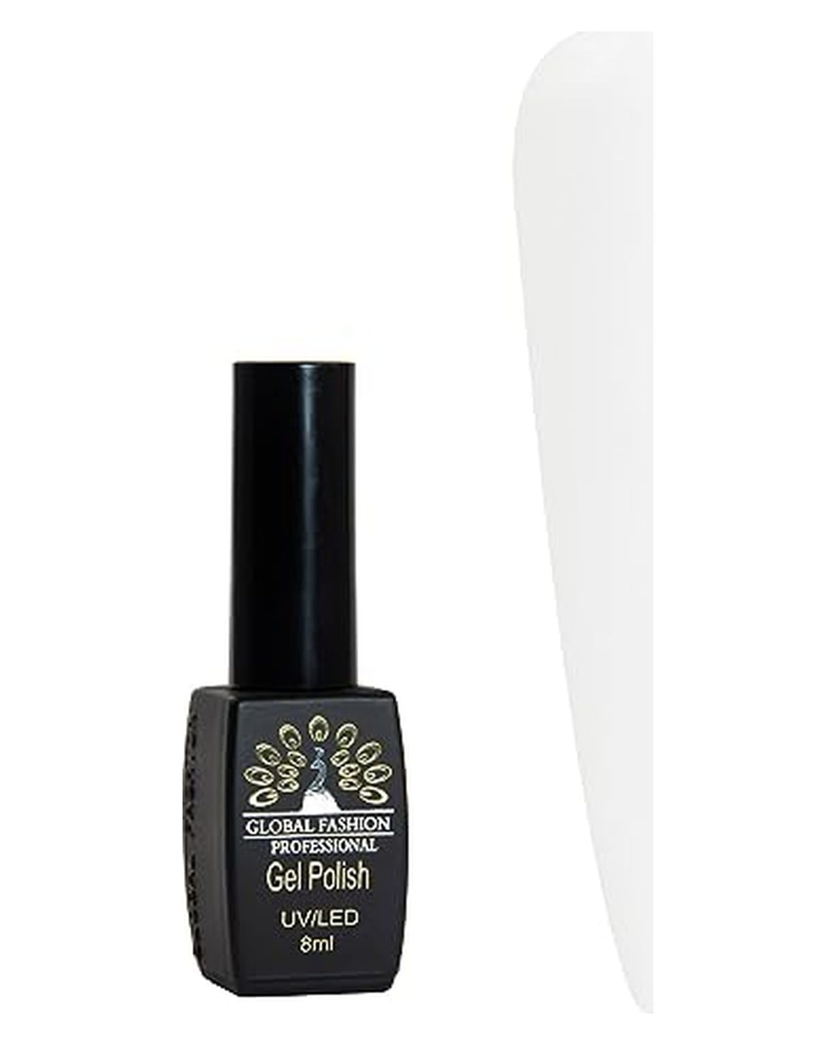 Black Elite Gel Polish 8ml, Long-Lasting Gel Colors, (175)