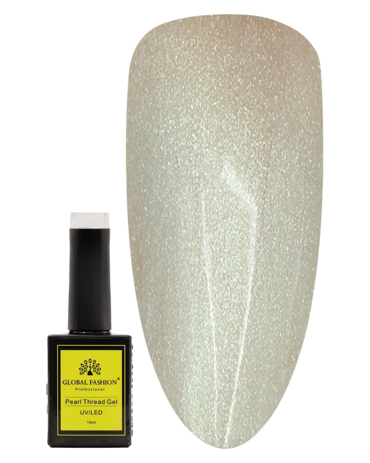 Pearl Thread Gel Nail Polish 15ml by Global Fashion – Long-Lasting, Color Changing, Professional Nail Art, UV/LED Soak-Off Gel, Easy Application, Salon-Grade Manicure | (189, 15ml)
