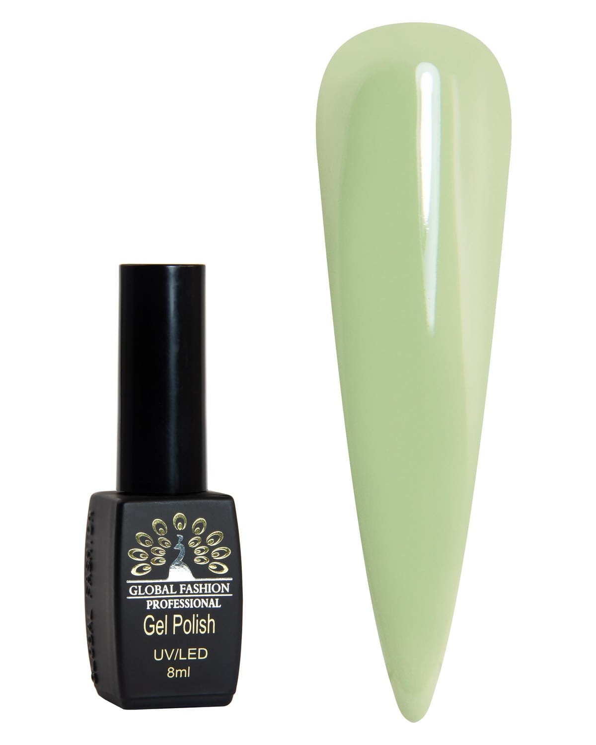Black Elite Gel Polish 8ml, Long-Lasting Gel Colors, (112)