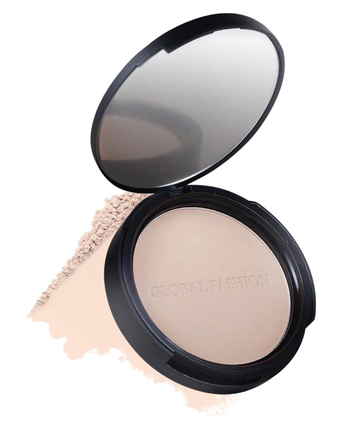 Global Fashion Waterproof Makeup Setting Powder - 8 Shades, 24-Hr Sweat-Proof, Oil-Control, Matte Finish, Compact with Mirror & Puff, Lightweight, Pore-Blurring Coverage (101 - She)
