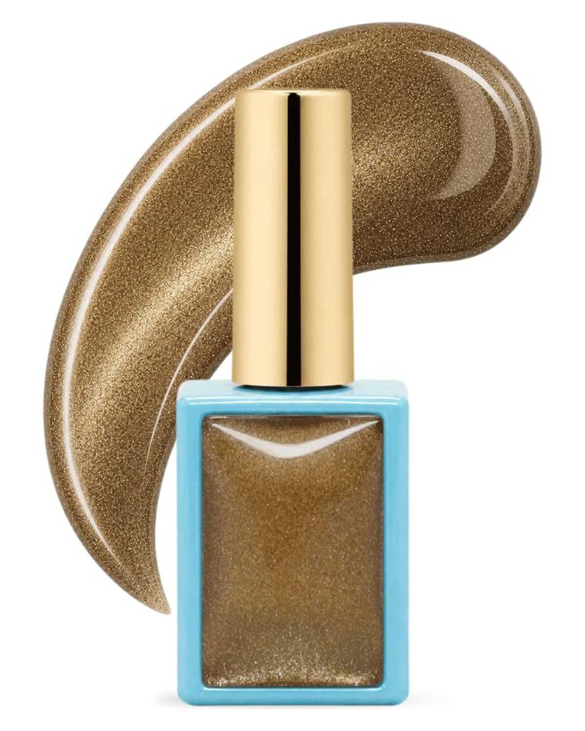 Magic Glaze Magnetic Cat Eye Gel Nail Polish - Blue Silver Glitter, 01 (13)