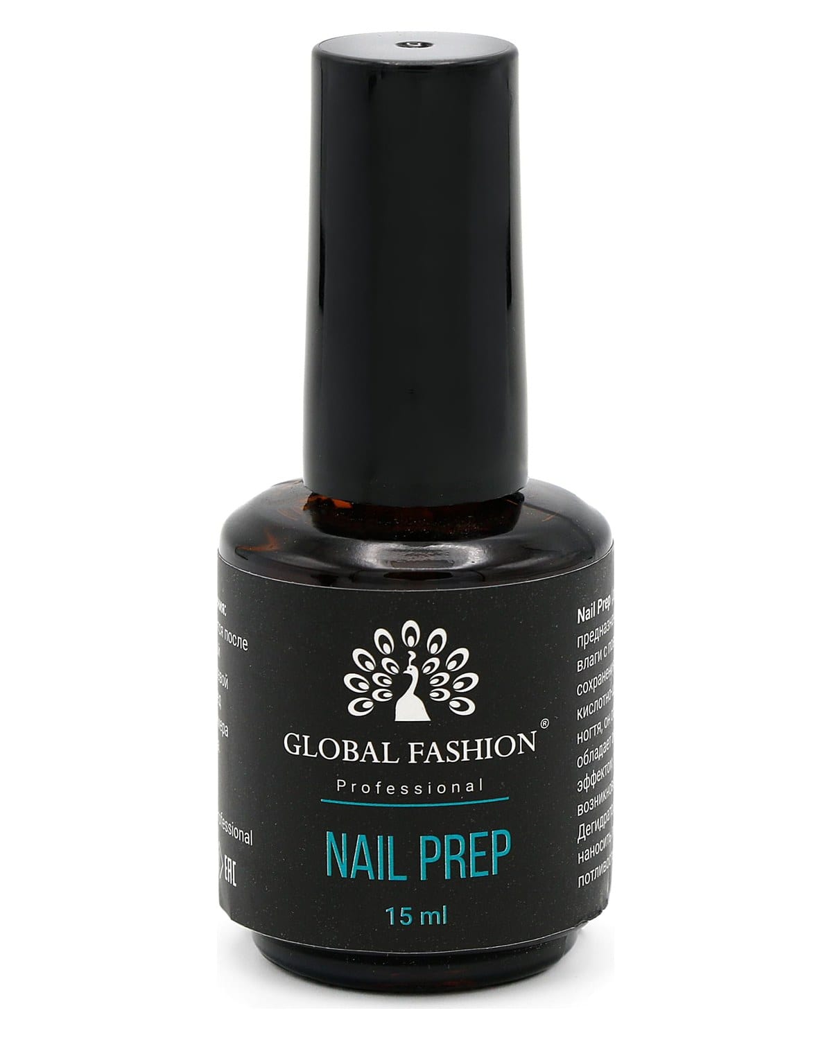 Global Fashion Nail Prep Dehydrator | Clear, Non-Yellowing, Non-Acidic | 15ml | Ideal for Natural Nails | Long-Lasting Manicures