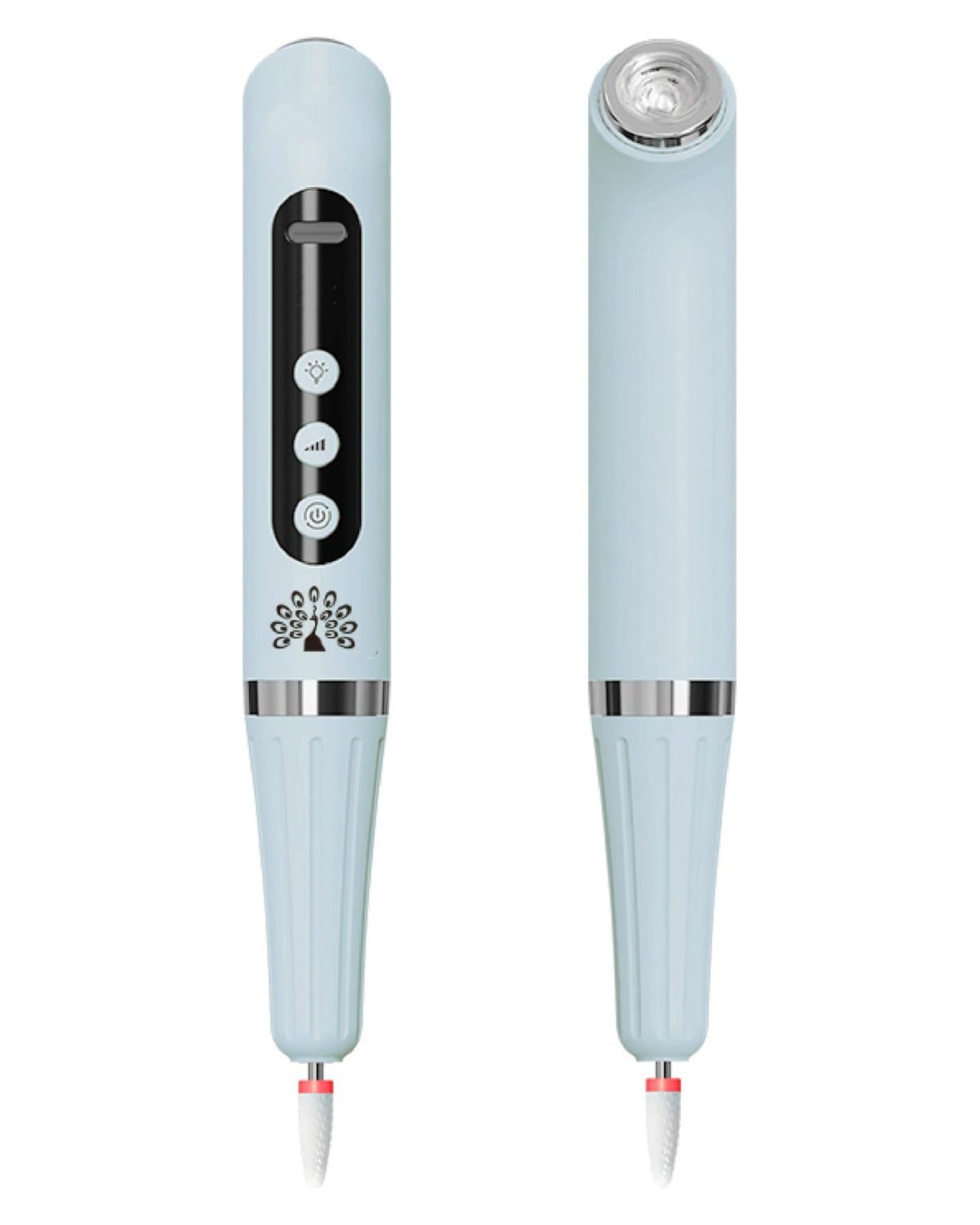 Global Fashion 2-in-1 Polishing Pen, Cordless Electric Nail File & UV Lamp, Nail Drill Kit for Manicure & Pedicure, Ideal for Acrylic and Gel Nails, Essential Nail Tools for Technicians (Blue)