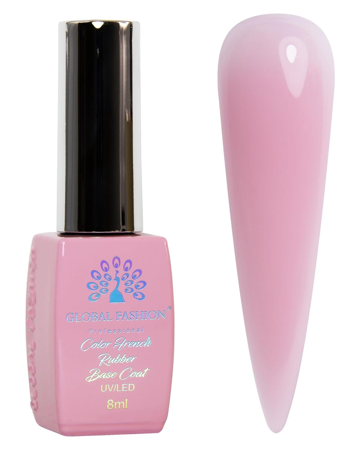 Color French Base Coat for Gel Polish -  | Long-lasting, Durable, Professional Manicure - (08) — Color 4603764601979