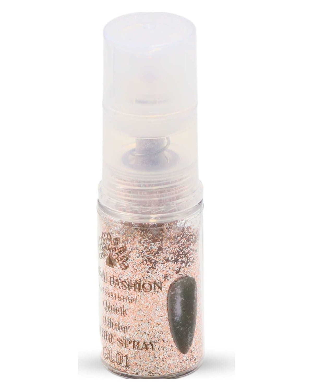 GLOBAL FASHION Professional Quick Glitter Ombre Nail Spray - Effortless Gradient Nails in Seconds (7.5g) by (Glitters GL01)