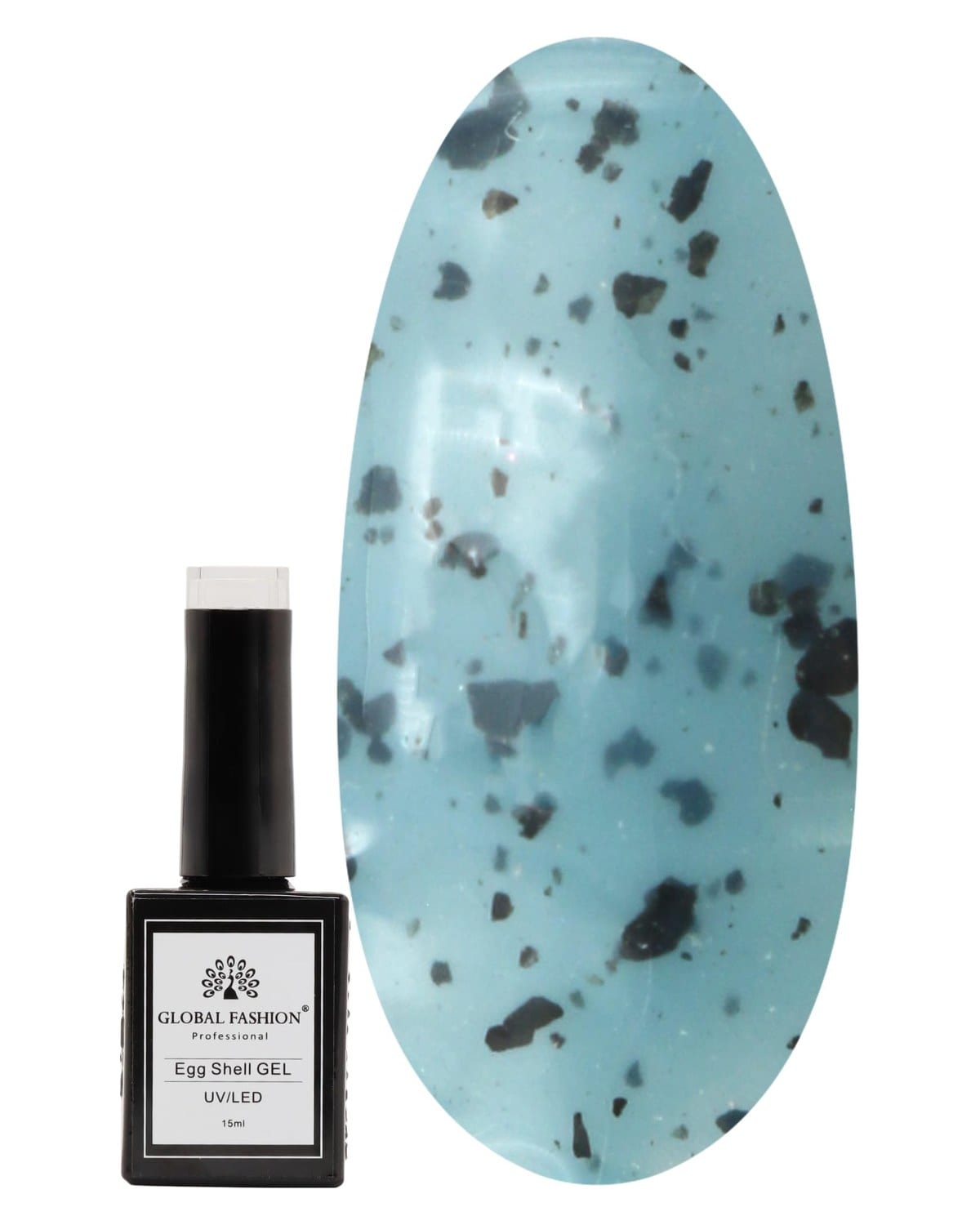 Egg Shell UV/LED Gel Nail Polish – Long-Lasting Color-Changing Soak-Off Gel, Easy Application, Nail Art Polish for Salon-Grade & Home Manicures – (Shade 211, 15ml)