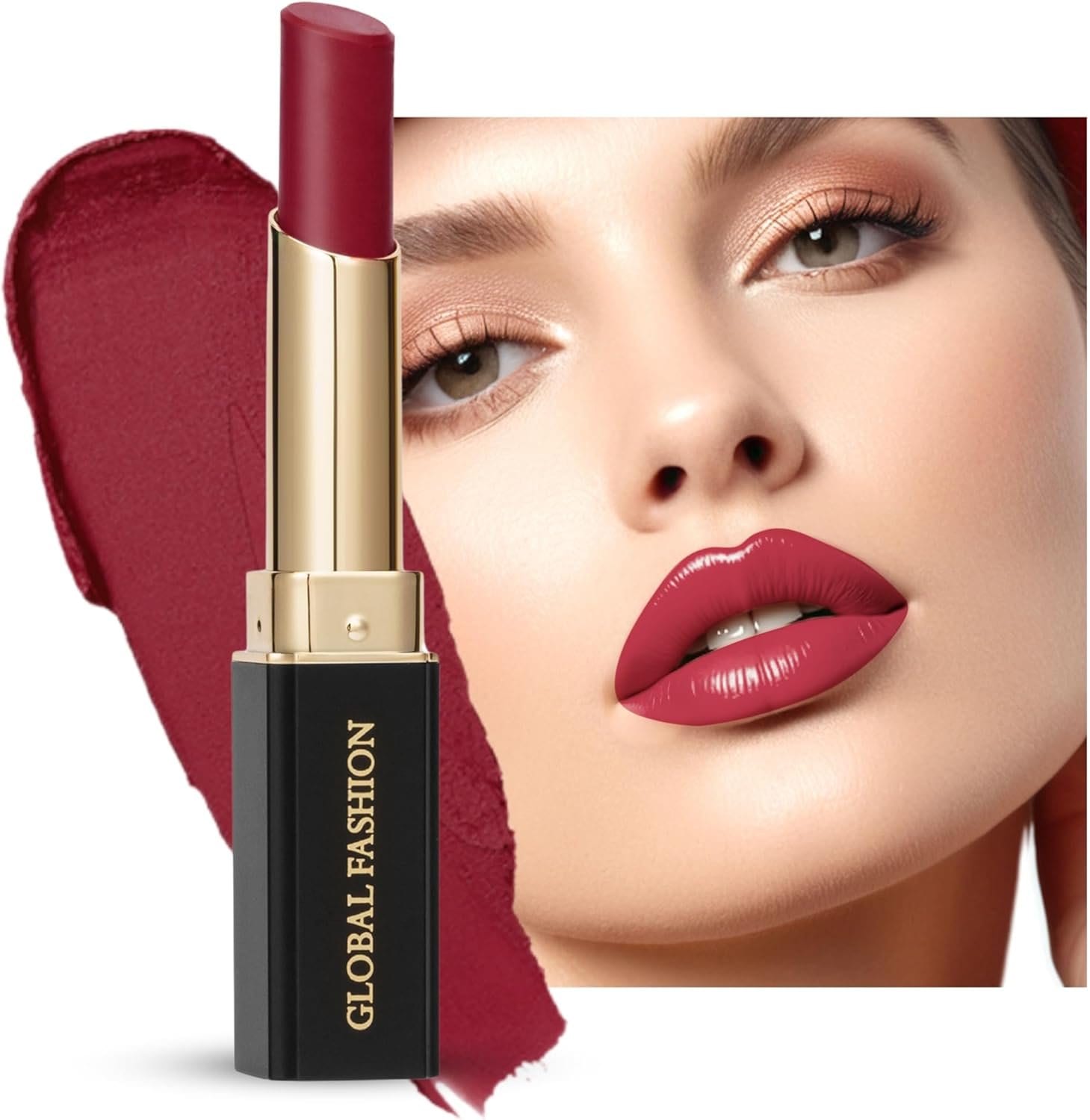 Global Fashion Silk Smooth Matte Lipstick – Long-Lasting, Luxurious Color, Rich Hydration, Lightweight Formula, Lightweight Matte Lip Color for Women, Available in Multiple Shades — Color 101 Nelson's Milk Snake