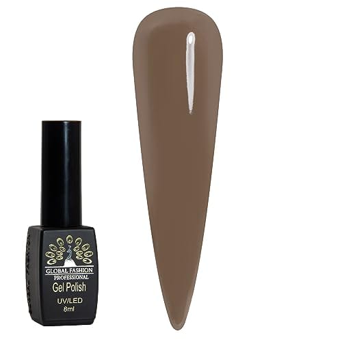 Black Elite Gel Polish 8ml Global Fashion - Unleash Creativity with 381(3 of 3) Long-Lasting Gel Colors, Chip-Free, High-Shine, Vegan, UV/LED Curable, Salon-Quality Manicures at Ho — Color FBM-4603764621045