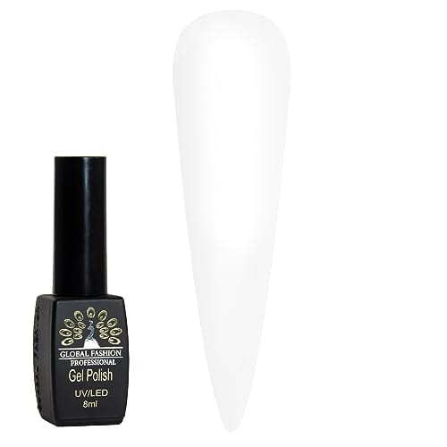 Black Elite Gel Polish 8ml Global Fashion - Unleash Creativity with 381(3 of 3) Long-Lasting Gel Colors, Chip-Free, High-Shine, Vegan, UV/LED Curable, Salon-Quality Manicures at Ho — Color FBM-4603764620659